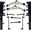 Front Struts Control Arms & Links Tie Rods For Altima Front Wheel Drive 19-22