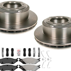 Front Disc Brake Rotors Fllet Pads for 2006-2016 F53 16000lbs to 22000lbs GVW