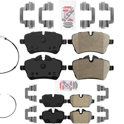 F & R AmeriPro Semi Metallic Pads Sensors for  Mini Countryman 11-15 S All4