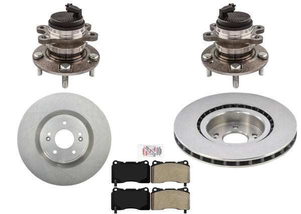 2 Wheel Bearing Hub Assembly FRONT for Hyundai Genesis Coupe 10-16 # 51750-2M000