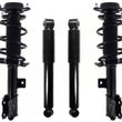 Front Complete Struts & Rear Shocks For Veloster W/O Sport Suspension 2013-2017