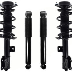 Front Complete Struts & Rear Shocks For Veloster W/O Sport Suspension 2013-2017