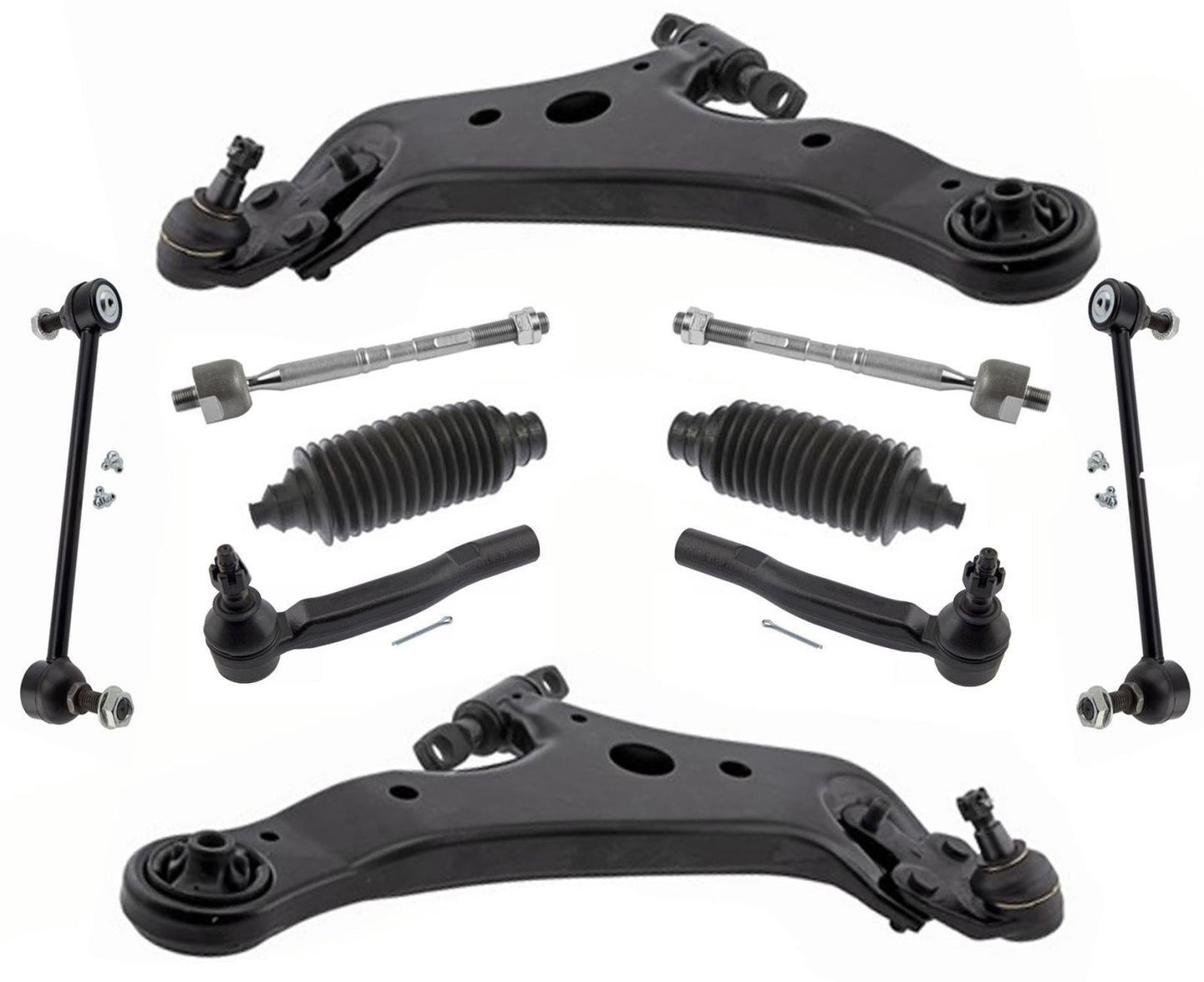Brazos de control inferiores delanteros, barra estabilizadora y tirantes para Toyota Highlander 08-19