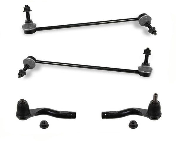 Front Outer Tie Rods Sway Bar Links Fits 11-13 Caprice 08-09 Pontiac G8 4Pc Kit