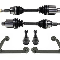 CV Drive Axle Shaft Control Arms Ball Joints For 02-05 Ram 1500 4 Wheel Driv 6Pc