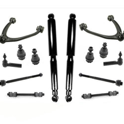 07-11 Fits Tahoe Yukon 1500 REAR SHOCKS + CONTROL ARM SUSPENSION CHASSI KIT 14Pc