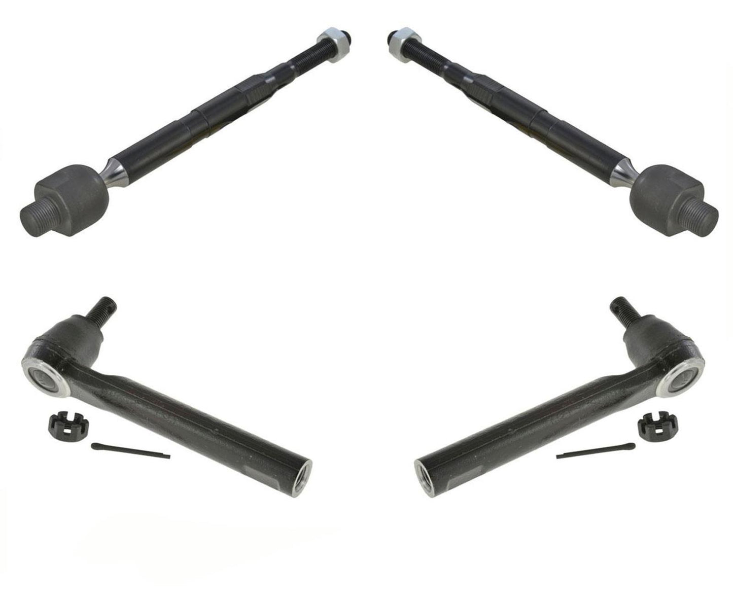Front Inner & Outer Tie Rods Fits Honda CR-V 07-11 US Built Models