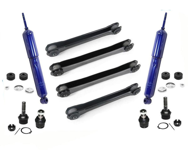 for 94-99 Ram 3500 Dana 60 Solid Front Axle Control Arm Bushing Ball Joints 10pc