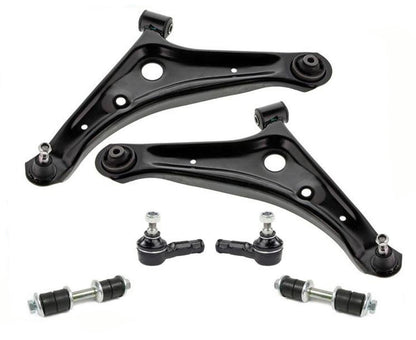 Front Lower Control Arms Sway Bar Links Tie Rods For Mitsubishi Mirage 2014-2023