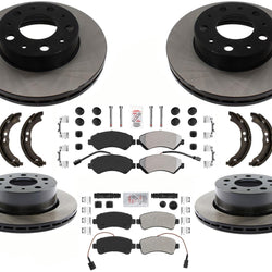 Rear VENTED High Carbon Content Brake Rotors Pads For Ram Promaster 2014-2021