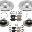 Front & Rear Brake Disc Rotors & Pads Sensors For Mini Countryman S 2011-2015