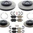Front & Rear Brake Disc Rotors & Pads Sensors For Mini Cooper Paceman 13-2016