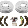 Rear Brake Drums and Brake Shoes Hardware for 02-06 Hyundai Elantra