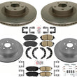 Performance Disc Brake Rotors & Pads For Subaru BRZ 13-20 w/ Vented Rear Rotors