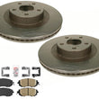 Front Performance Carbon Disc Brake Rotors Pads For Subaru FR-S BRZ 2013-2020