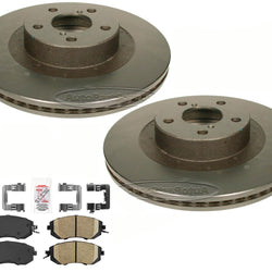 Front Performance Carbon Disc Brake Rotors Pads For Subaru FR-S BRZ 2013-2020