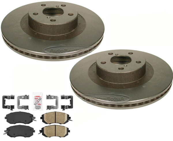Front Performance Carbon Disc Brake Rotors Pads For Subaru FR-S BRZ 2013-2020