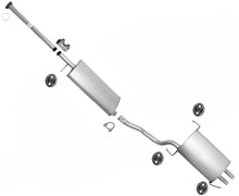 Sistema de escape del silenciador trasero del resonador del tubo de extensión para Honda Pilot 03-04