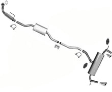 Silenciador de salida doble con resonador de tubo flexible para Ford Edge 2.0L 2012-2014