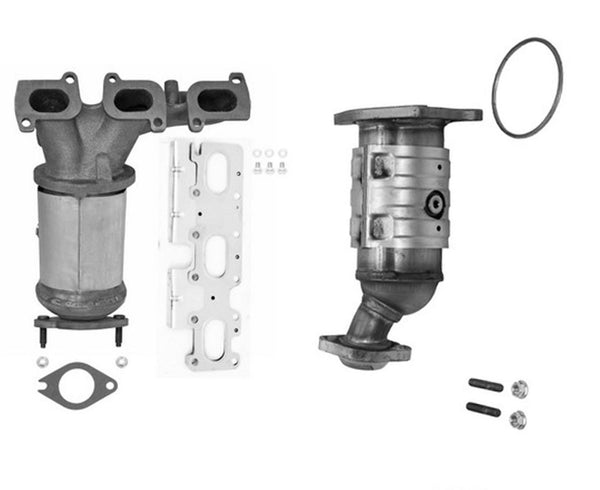 Front and Rear Catalytic Converter For Ford Edge 3.5L 3.7L 2011-2014