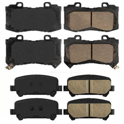 Front & Rear Ceramic Brake Pads For 2015-2020 Chevrolet Colorado