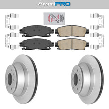 Almohadillas traseras de cerámica y rotores recubiertos para TRAILBLAZER SSR GMC ENVOY; MÁS LLUVIOSO; 9-7X