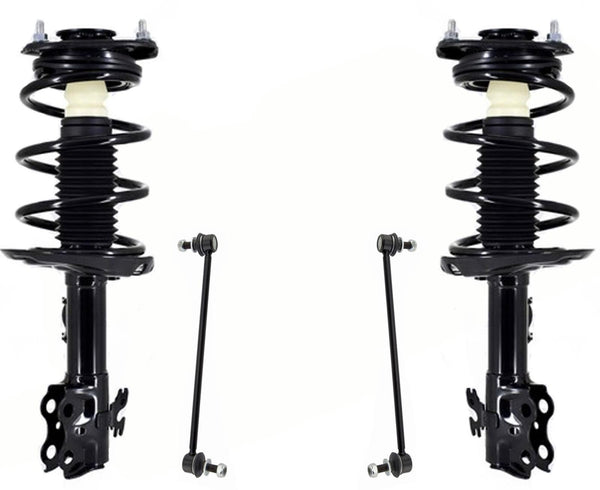 Front Complete Struts & Coil Spring Assembly & Links For Toyota Prius 2016-2021