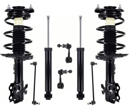 Front Complete Struts Rear Shocks  & Sway Bar Links For Toyota Prius 2016-2018 - Photo 1
