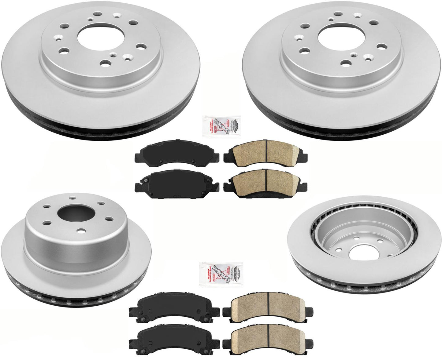 Para Chevrolet Express Van 1500 F &amp; R 2009-2014, rotores de freno de disco y pastillas de freno.