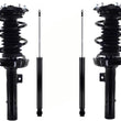 Front Complete Struts Assembly & Rear Shocks For Honda Civic Sedan 2016-2020