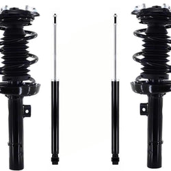 Front Complete Struts Assembly & Rear Shocks For Honda Civic Sedan 2016-2020