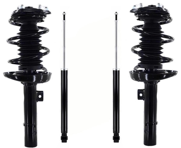 Front Complete Struts Assembly & Rear Shocks For Honda Civic Sedan 2016-2020