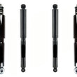 Front & Rear Shocks Absorber For Nissan Frontier 1998-2004 4 Wheel Drive
