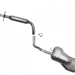Sistema de escape para Volswagen Beetle 2,0 AEG AVH AZG BEV BEV código de motor 98-04
