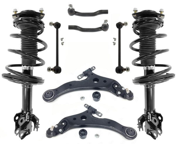 Front Struts Control Arms Tie Rods & Links for Lexus ES300H ES350 2013-2018