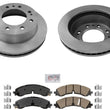 GEO Coated Disc Brake Rotors Pads for Fleet Duty GM Silverado 2500HD 2020-2024
