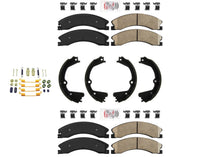 AmeriPro Almohadillas de cerámica premium para servicio de flota GM Silverado 2500HD 2011-2018 4 piezas