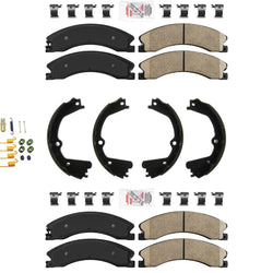 AmeriPro Premium Ceramic Pads for Fleet Duty GM Silverado 2500HD 2011-2018 4pc