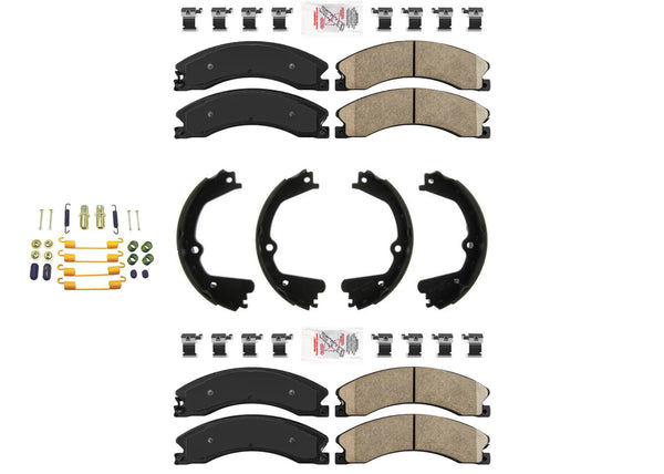 AmeriPro Premium Ceramic Pads for Fleet Duty GM Silverado 2500HD 2011-2018 4pc