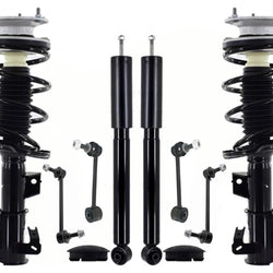 Front Strut Rear Shocks & Links For Cadillac ATS 2.0L All Wheel Drive 14-18