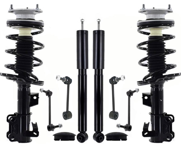 Front Strut Rear Shocks & Links For Cadillac ATS 2.0L All Wheel Drive 14-18