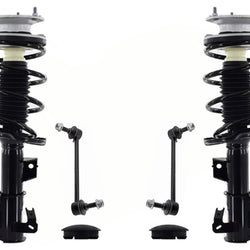 Front Complete Strut & Links For Cadillac ATS 2.0L All Wheel Drive 2014 15 2018