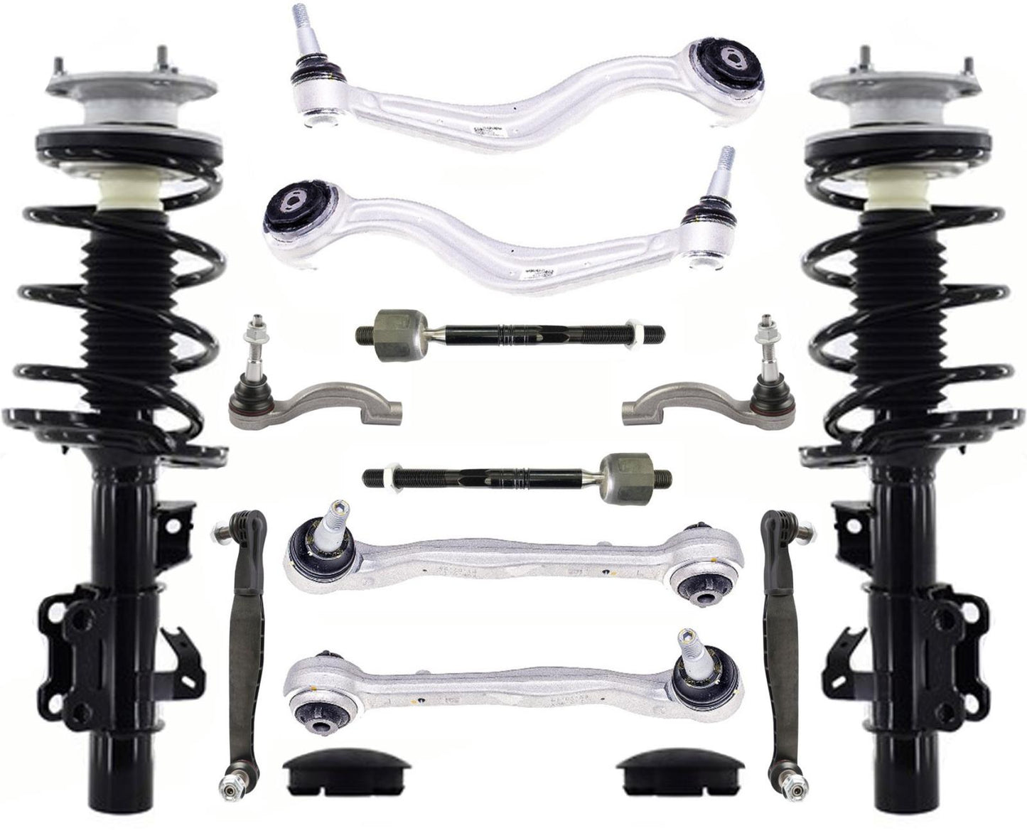 Front Strut Control Arms Tie Rods Links For Cadillac ATS Rear Wheel Drive 13-19