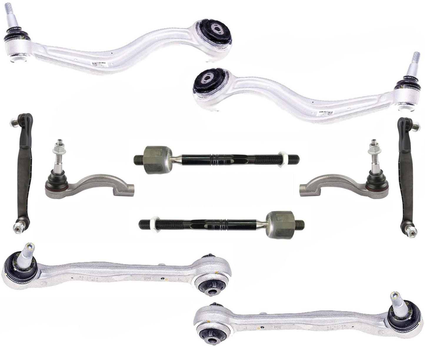 Front Lower Control Arms Tie Rods Links For Cadillac ATS Rear Wheel Drive 13-19