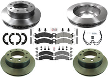 Carbon Disc Brake Rotors Pads for Fleet Duty 2018-2020 GM Express Van 4500 SRW