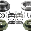 Carbon Disc Brake Rotors Pads for Fleet Duty 2018-2020 GM Express Van 4500 SRW