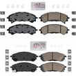 Front & Rear Ceramic Brake Pads For 2019 2020 2021 2022 2023 2024 Ford Ranger