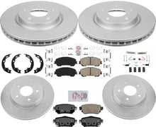 Coated Brake Rotors Brake Pads for Nissan Rogue 19-20 W Electric Parking Brake