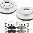 Fleet Off Road Duty Disc Brake Rotors Brake Pads For Ford F150 4Wheel Drv 04-08