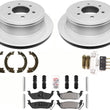 Fleet Off Road Duty Disc Brake Rotors Brake Pads For Ford F150 4Wheel Drv 04-08